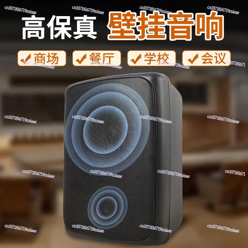Commercial Store Cable Audio Wall-mounted Speaker Store Special Conference Room Amplifier Speaker Set