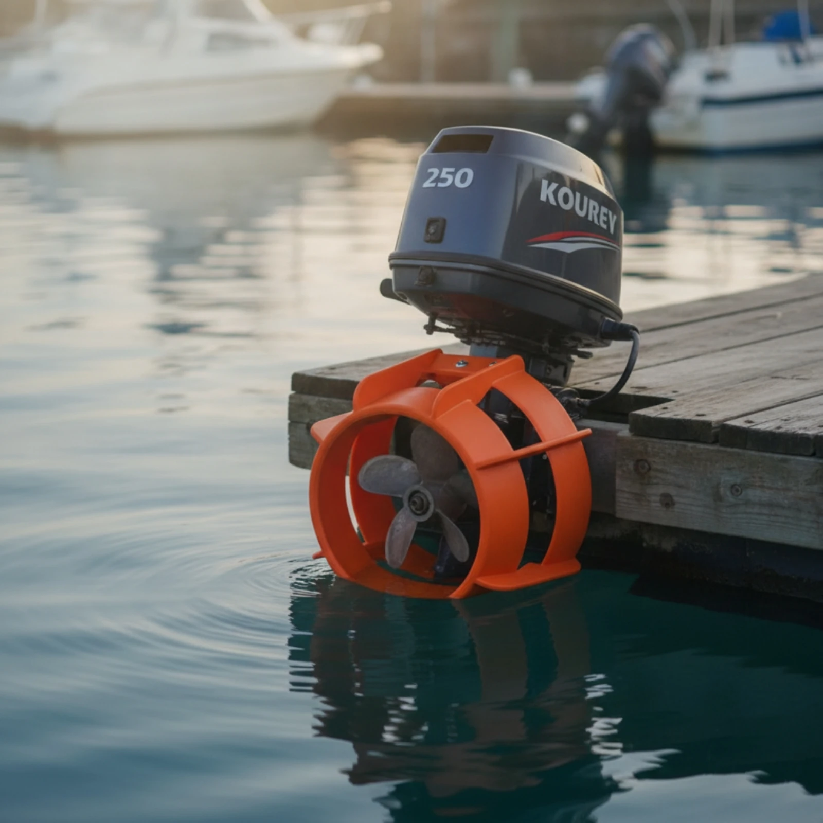 Propeller Safety Cage Opencirculation Propeller Guard with Circular Frame Outboard Motor Prop Guard Shielding Low-Drag