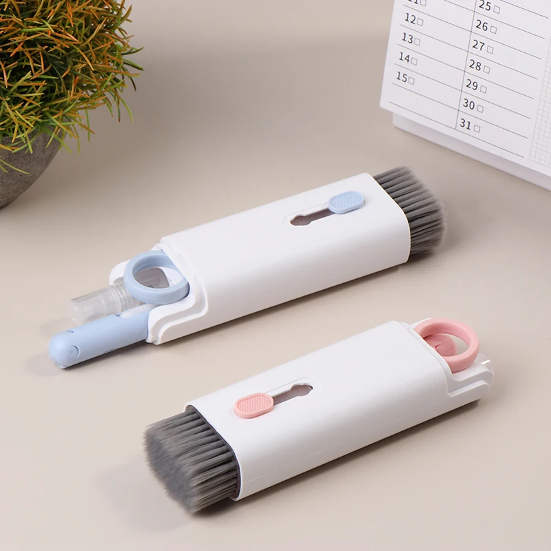 7-em 1 Kits de Limpeza de Teclado, Fone de ouvido Cleaner Pen, Laptop Screen Cleaning, Keycap Puller, Camera Phone Cleaner Tools