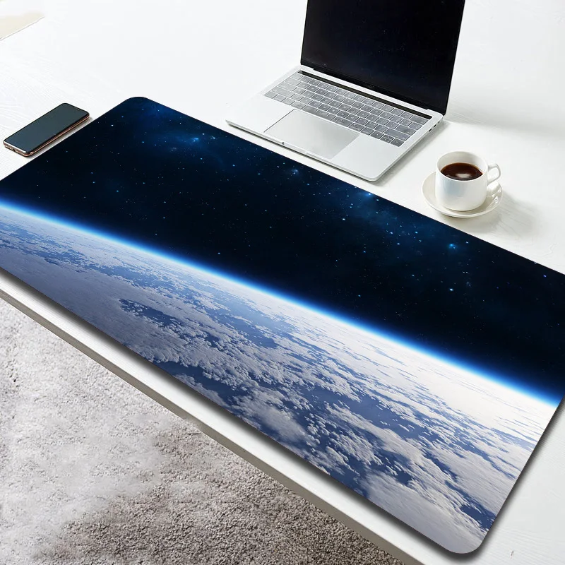 Earth 800x300 Large Size Mouse Pad Gamer Waterproof Non-slip Notebook Keyboard Desk Mat XXL Space Art Mousepad Stuff Accessories