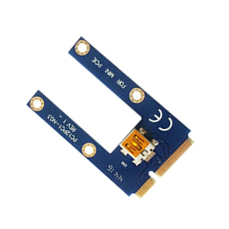 Extensor pci-e riser mini pci-e 1x a 16x usb mini placa adaptadora pci-e para para para windows linux qxnf