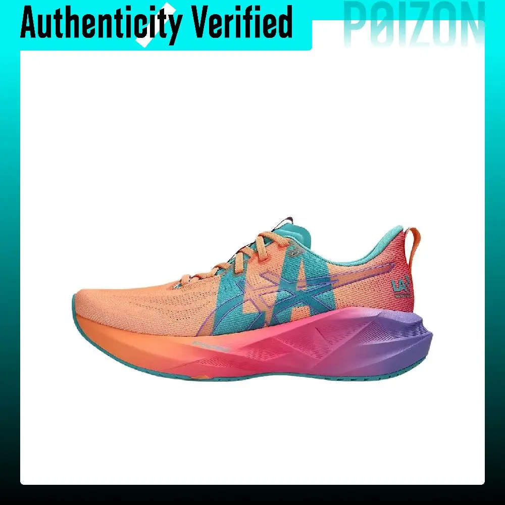 ASICS NOVABLAST 5 Breathable Low top Running Shoes Unisex Fresh Orange Teal 1013A213-800
