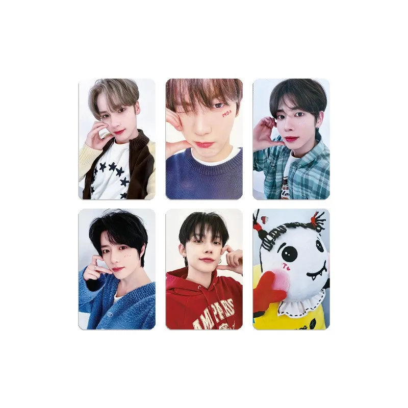 5Pcs/Set Soobin Yeonjun 5th Anniversary Fanlive Zone Lomo Cards Beomgyu Hueningkai Taehyun Selfie Photocard Fans Collection Gift