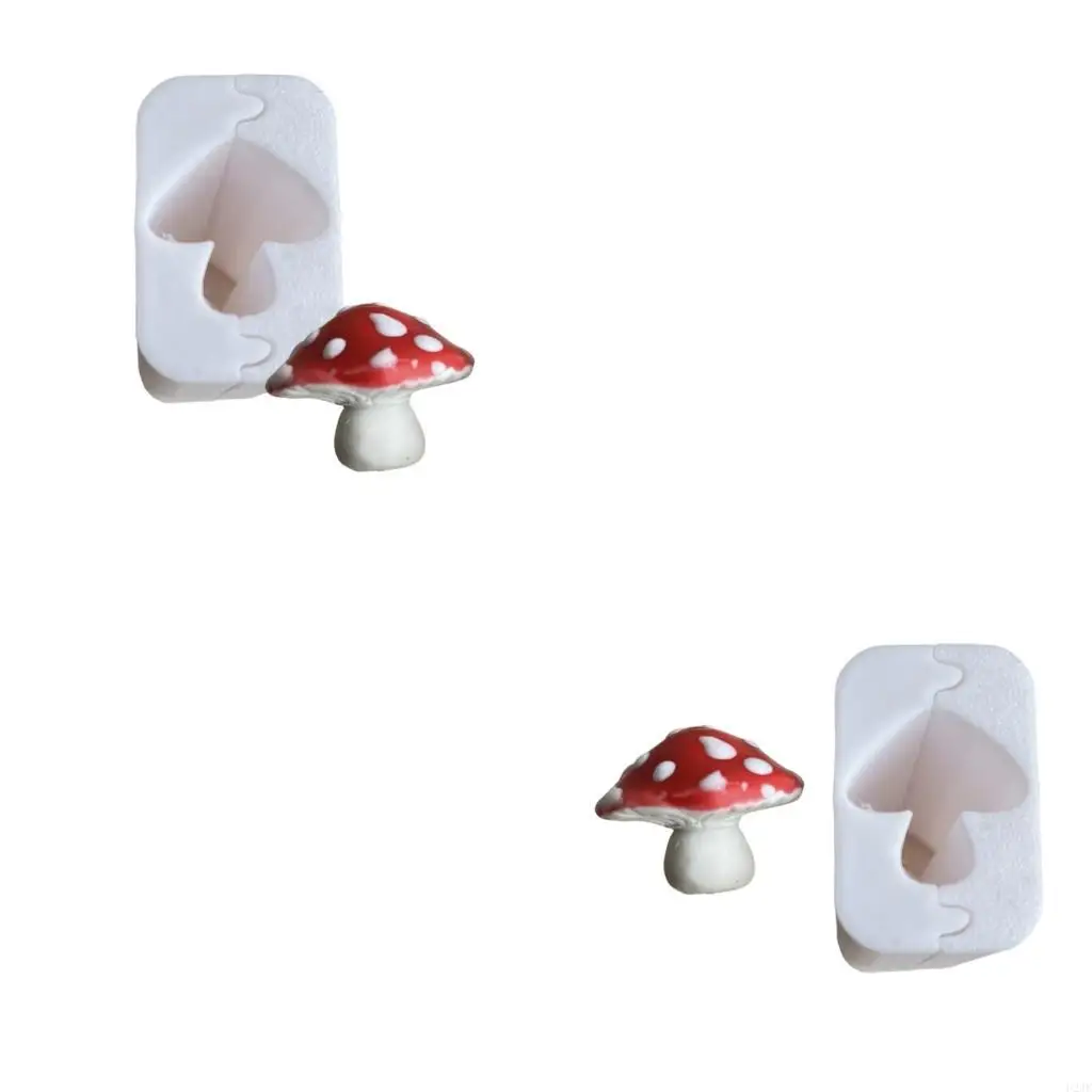 

Handmade Mushroom Bead Mold Gypsum Resin Mold For Clay Earrings Pendant Crafting And DIY Accessories
