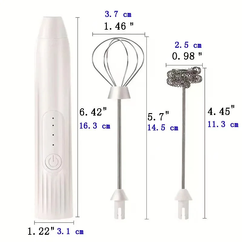 Handheld Stirrer Kitchen Gadgets Electric Milk Frother Kitchens Accessories Egg Whisk Manual Egg Beater Electric Portable Mixer