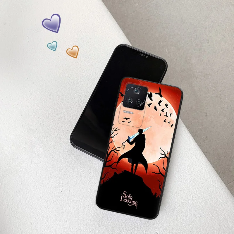 Anti-Drop Soft Phone Case For Xiaomi Poco x5 5G x4 x3pro f1 f3 gt f4 f5 m5 m4 m3 c40 c50 c51 Fashion Solo Levelling Comics Cover