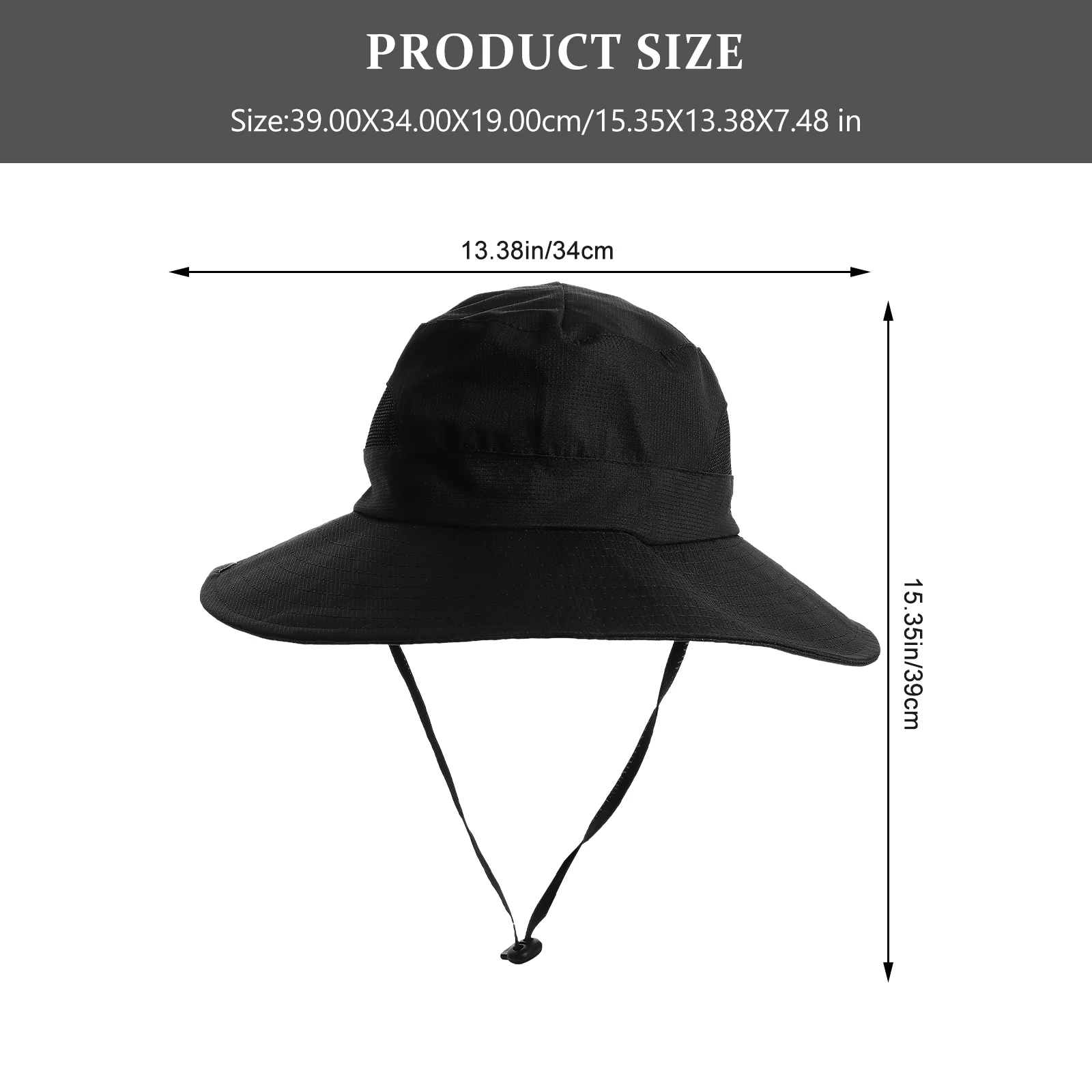 

Sun Visor Bucket Hat with Hole for Horsetail Fisherman Ladies Mesh Design Wide Brim Breathable Mountaineering