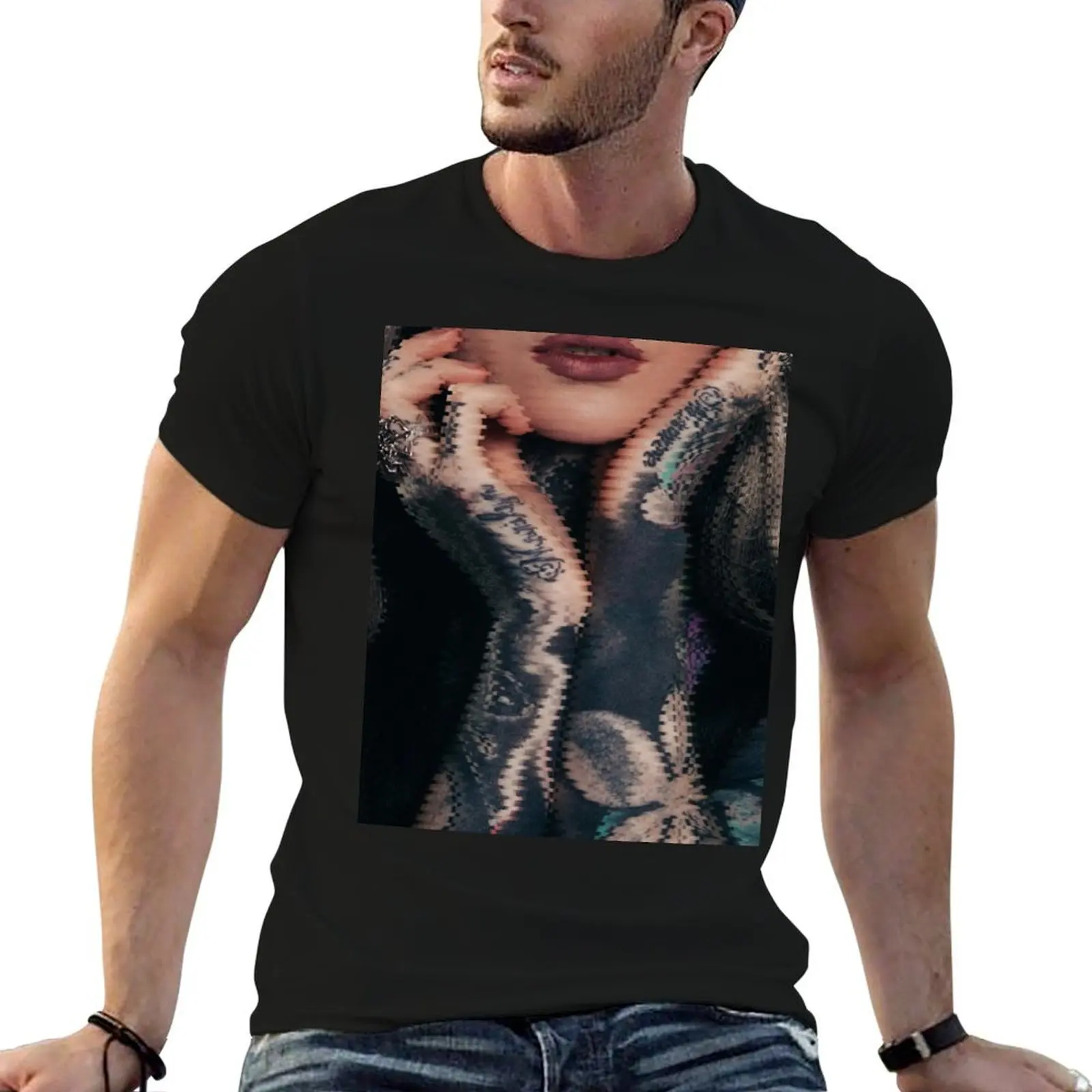 Tattooed Girl Tattoo lovers gift T-Shirt blanks customs design your own men tshirt