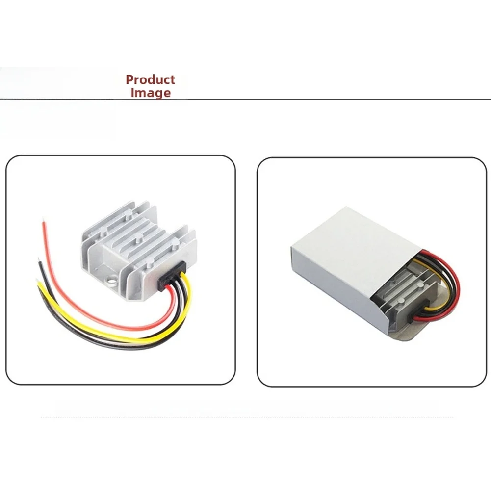 8-40V To 12V  3A DC Converter 36W Waterproof Car Power Supply Voltage Regulator 89.1% Efficient Conversion Efficiency