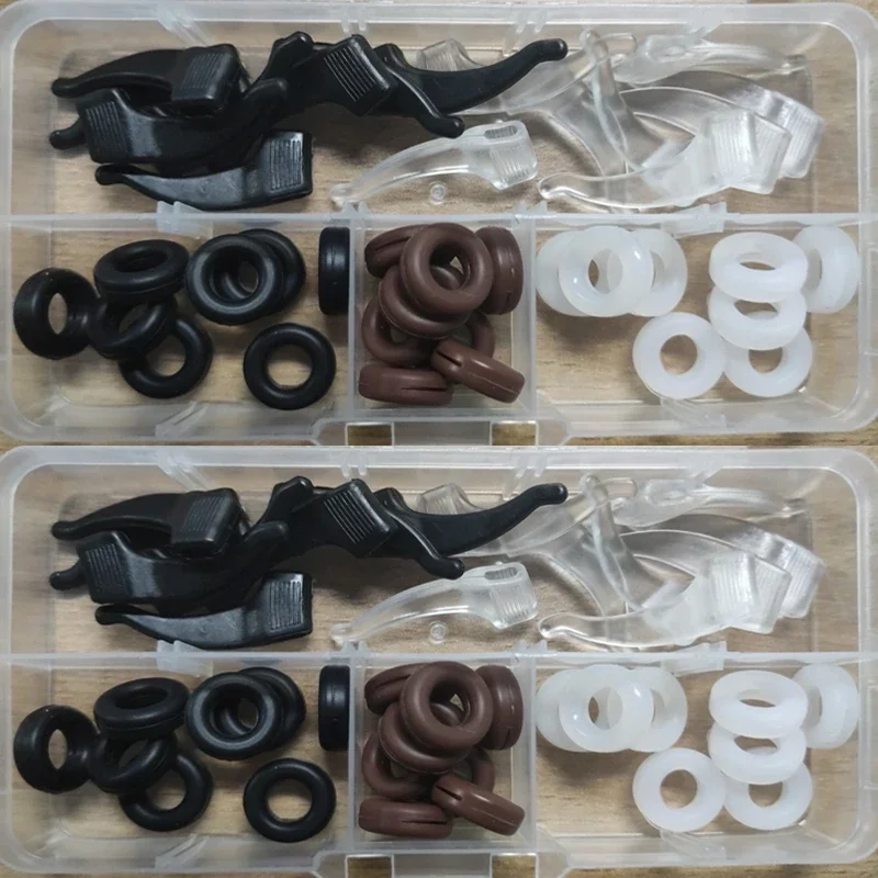 40pcs Anti-slip Silicone Ear Grip Glasses Eyeglasses Leg Ear Hook Stopper Bracket Fastener Accessories Eyewear Anti slip ring