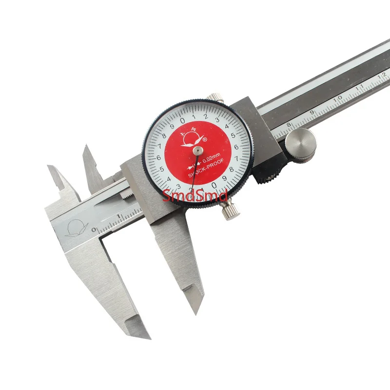 100-150mm Inside Outside Depth Step Measuring Thickness Gauge Easy Operate Stainless Steel Dial Vernier Caliper