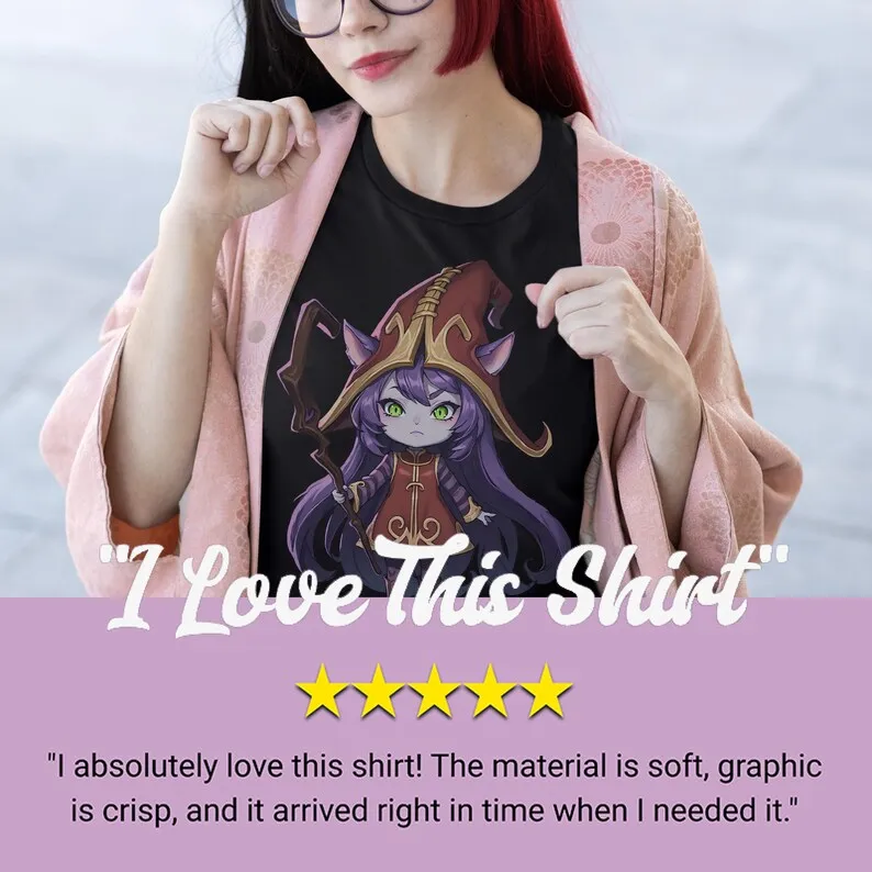 Support Main, Lulu of Shirt Fanart, gift, birthday gift