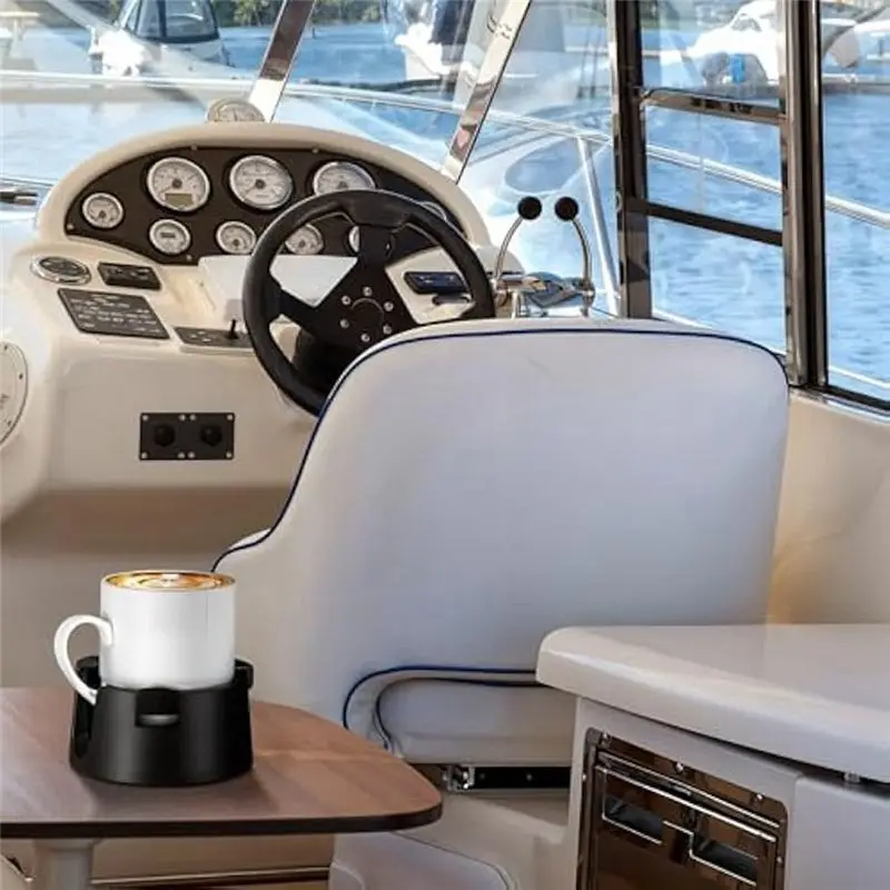 A96K-2Pcs Adjustable Non-Spill Cup Holder, Anti-Tipping Coaster For Desks For Office, Home Use