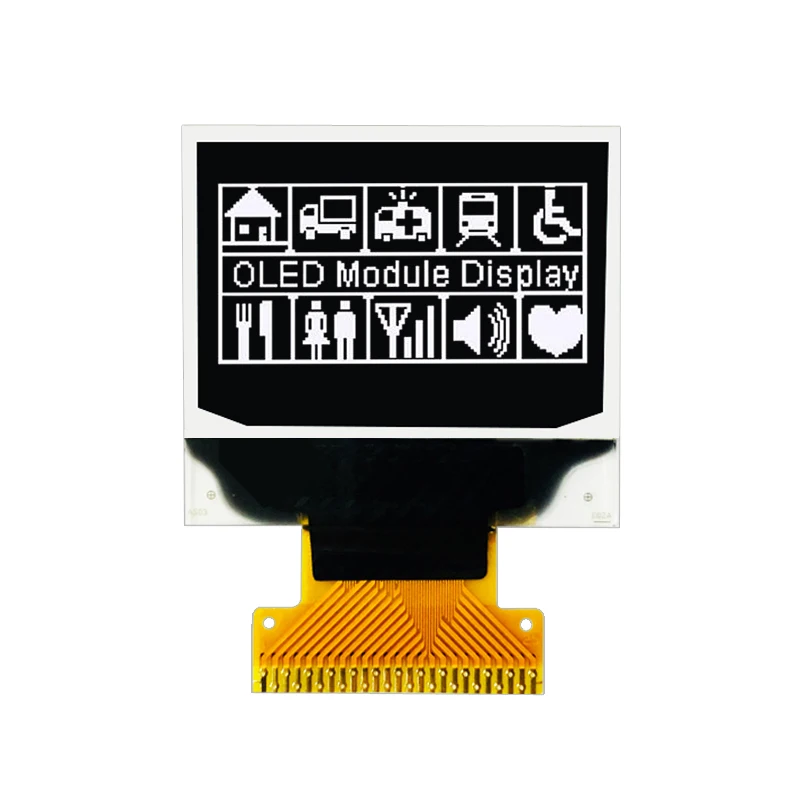 Imagem -04 - Polegada 96*64 Paralelo 6800 8080 Spi I2c Branco Oled Display Lcd Ssd1305 0.95