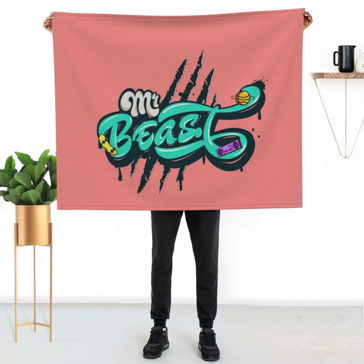 Peronalized Custom Phone Case / Pin Button / Mask / Shower Curtain Travel Mug Backpack Socks Pillow Etc Throw Blanket