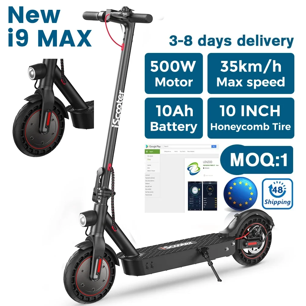 i9/i9pro/i9max Electric Scooter 10inch Electric Kick 35km/h Electric Smart E Scooters for Adult With APP