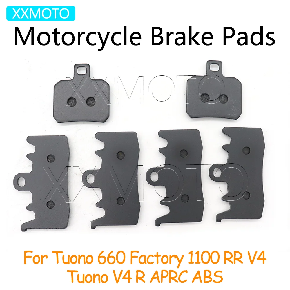 

For RS660 RS 660 Tuono 660 Factory 1100 RR V4 R APRC ABS 2015 2016 Motorcycle Front Rear Brake Pads Tuono660 Accessories