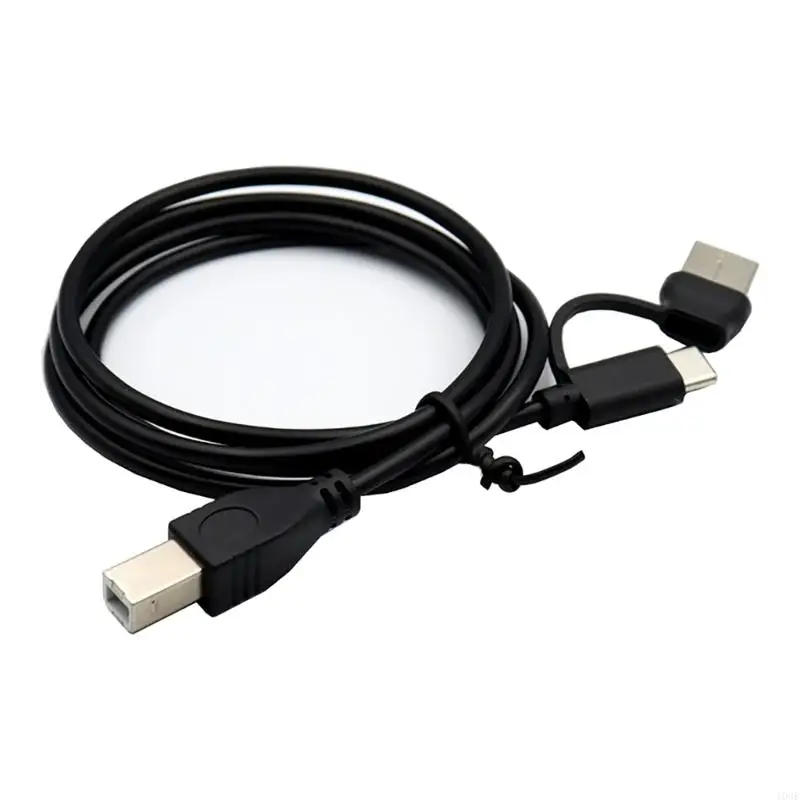 103F Universal USB +TYPE C Male to USB Type Male Cable For Phone Printer Scanner Piano Cord 1M 3.28ft