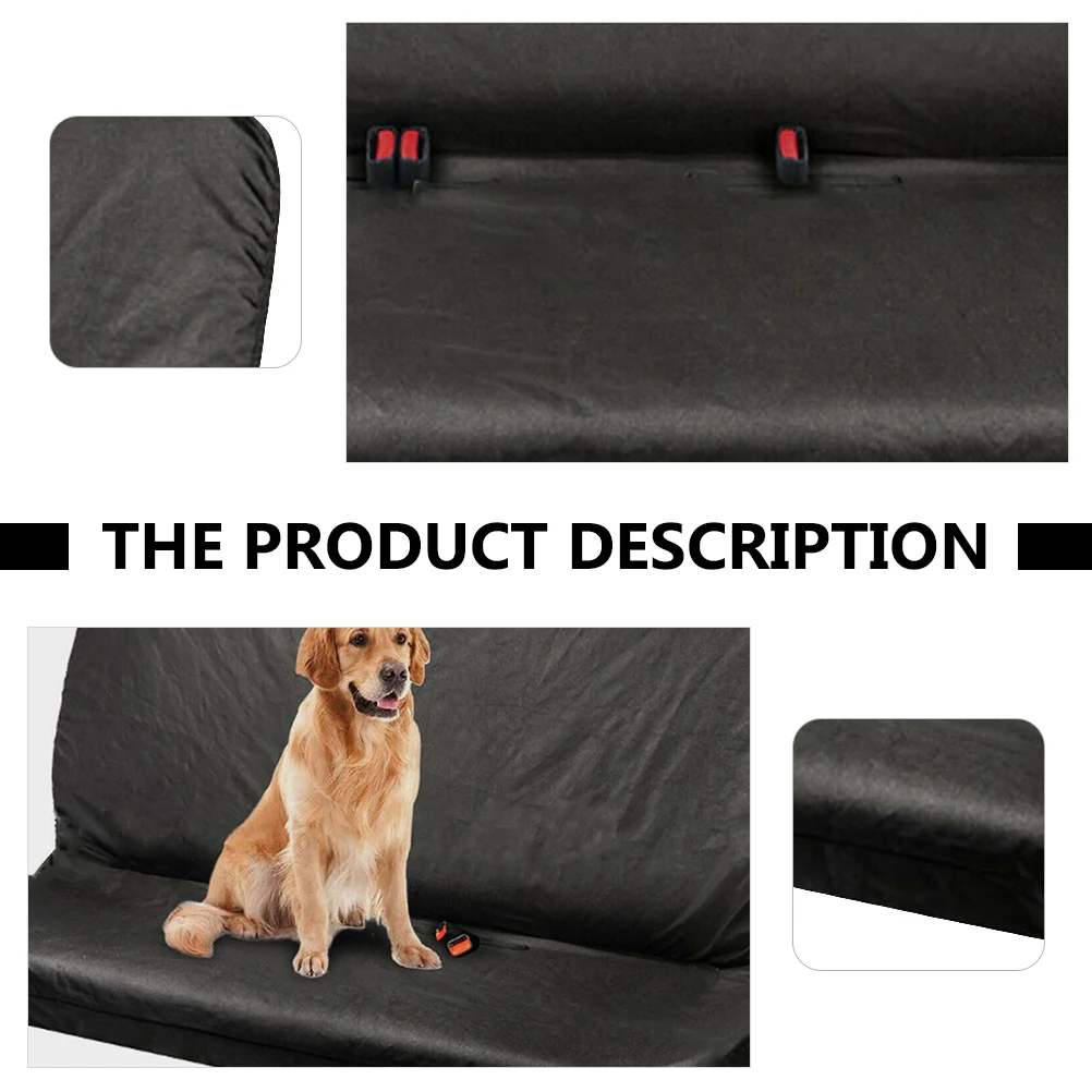 

Car Covers Waterproof Rear Seat Protector 600D Oxford Anti Skid Easy Clean Universal Fit Pet Car Back Seat Cover Cushion Mat