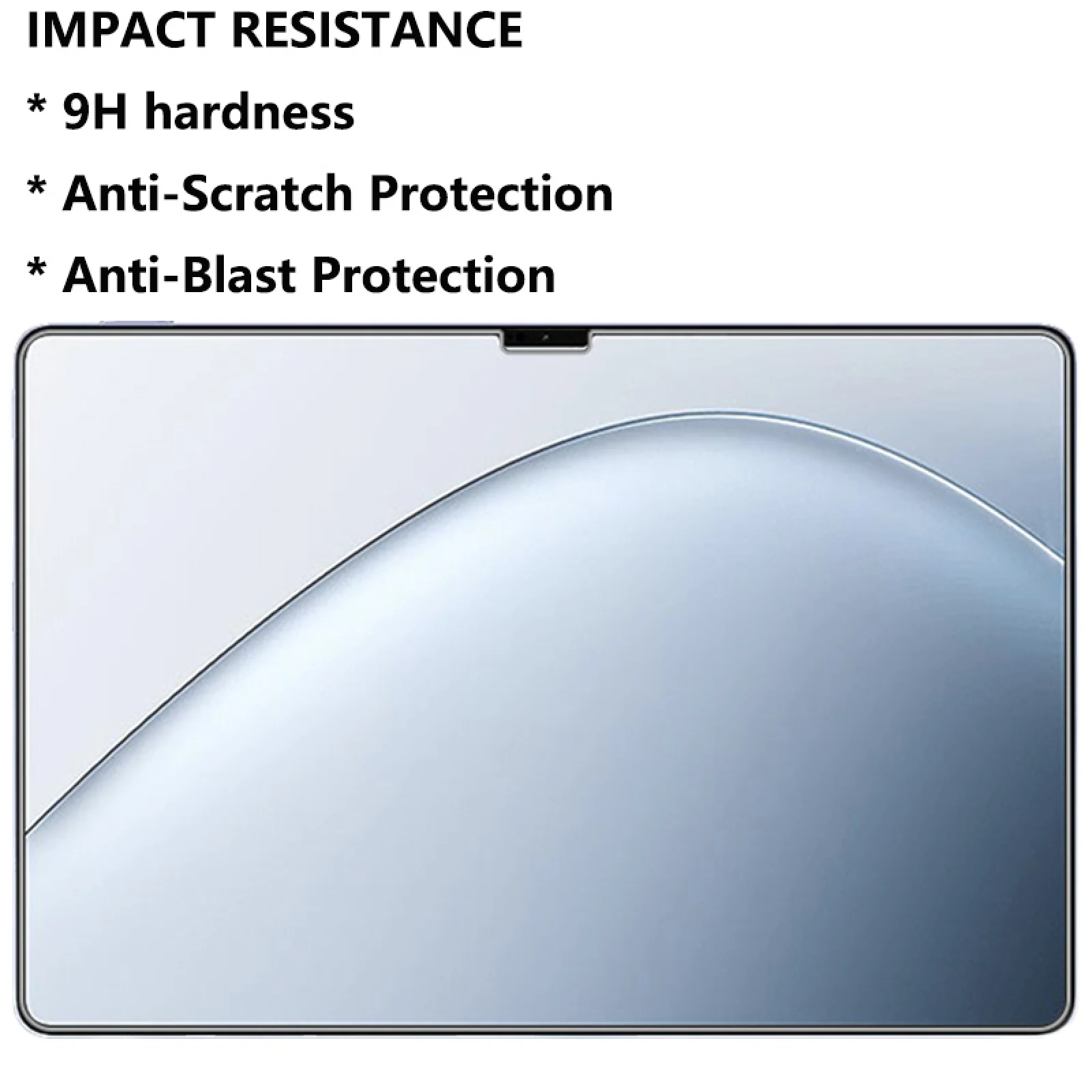 2PCS Tempered Glass Screen Protector for Xiaomi Pad 7 Ultra 14-inch, 2.5D HD Arcuate Edge Anti-Scratch Screen Protective Film