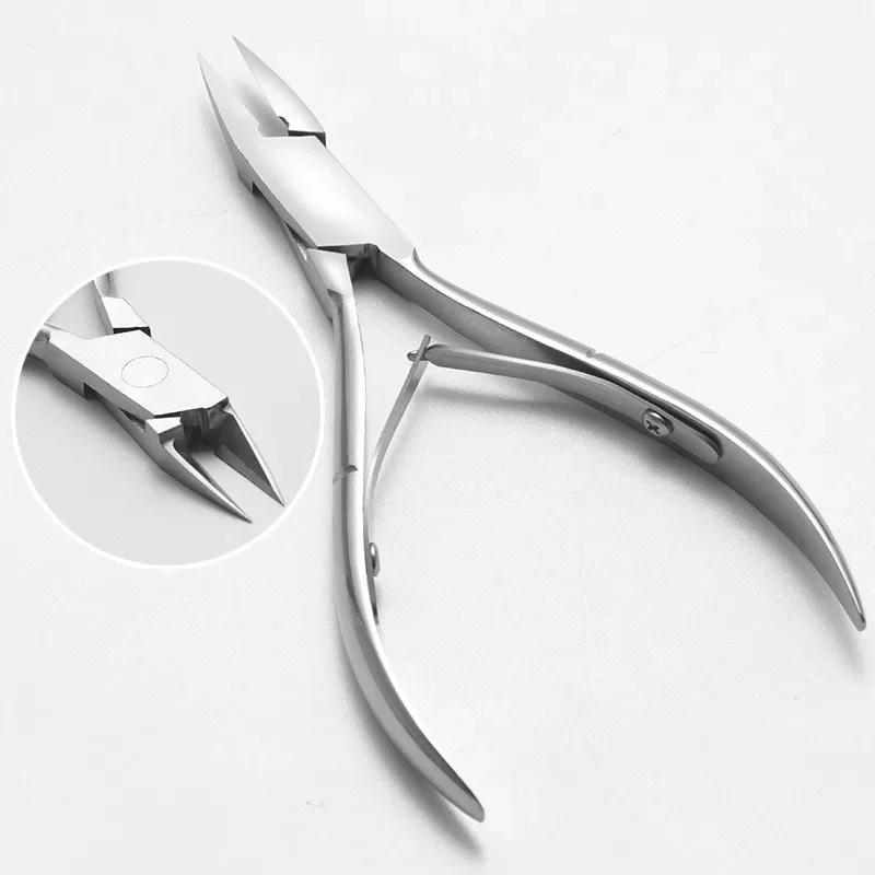 1Pcs Toenail Ingrown Nail Art Cuticle Nipper Clipper Edge Cutter Manicure Scissor Plier Tool Pedicure Dead Skin Remover