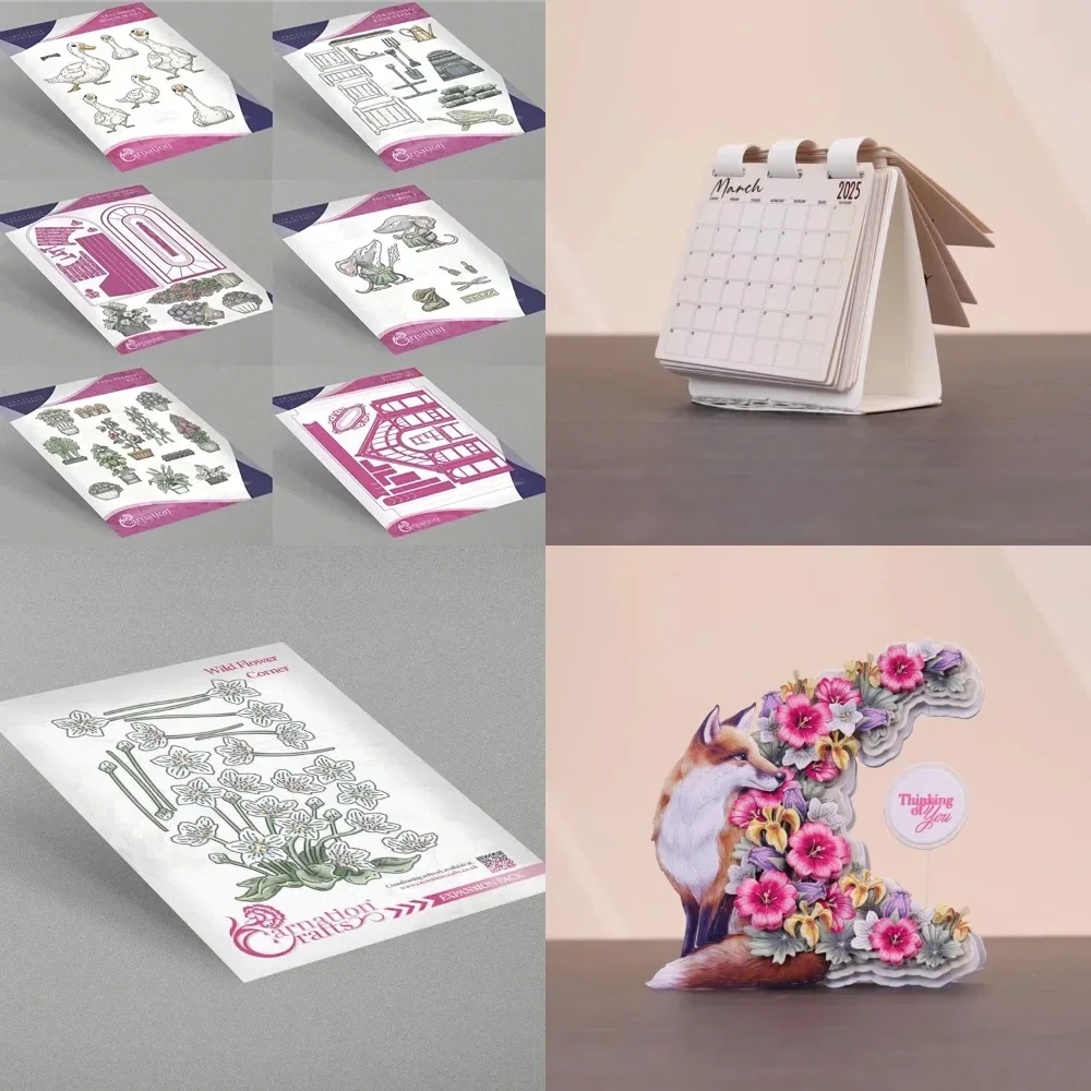 

Mouse and Goose Metal Cutting Dies Scrapbook Diary Decoration Stencil Embossing Template DIY Greeting Card Handmade for new