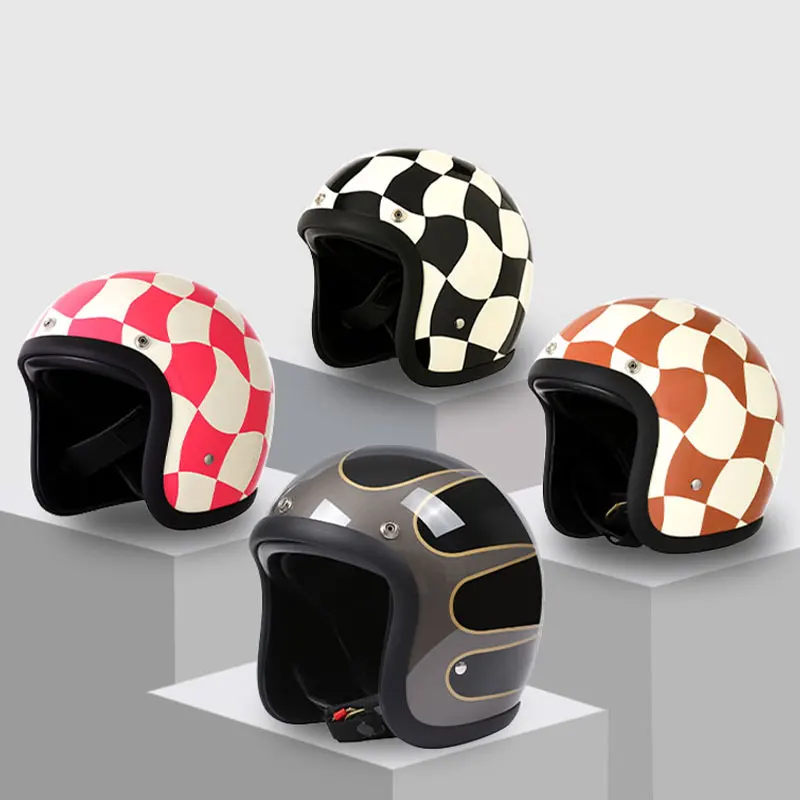 Low Profile Open Face Retro Small Shape Motorbike Helmet Motorcycle Helmet TT&COCASCOS 500TX Helmet Japanese style Korea Style