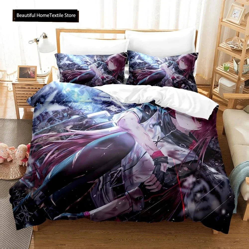 

Anime Game Arknights Bedding Set Duvet Cover Bedroom Comforter Covers Single Twin King Size Quilt Cover Home Textile