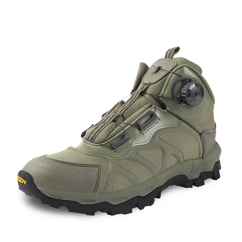 New Outdoor Lightweight Quick Response Boots Hiking Shoes Automatic Buckle Tactical Shoes Combat Boots Outdoors Boots