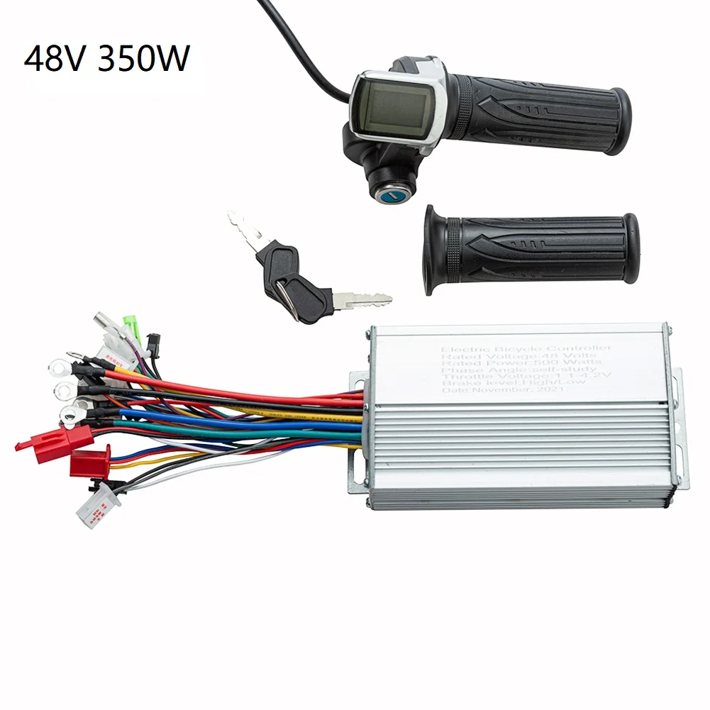 

36V/48V 350W Motors Brushless Controller Plus Knobs Set With Thumb Throttle Grips For Electric Scooter E-bike Accessories