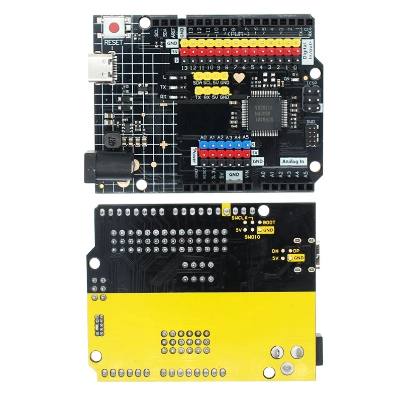 Placa de desarrollo UNO R4 Minima tipo C USB ESP32-S3 WIFI Edition para controlador de aprendizaje de programación Arduino