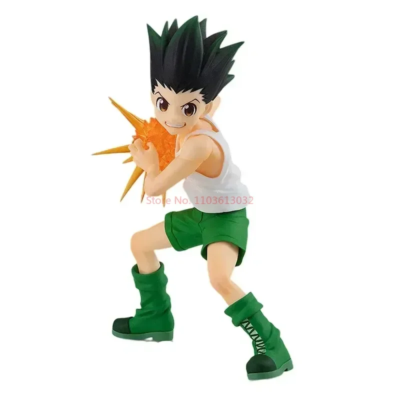 Hunter X Hunter Gon Freecss figur Anime Killua Zoldyck tokoh aksi Kurapika patung koleksi Model anak hadiah Natal