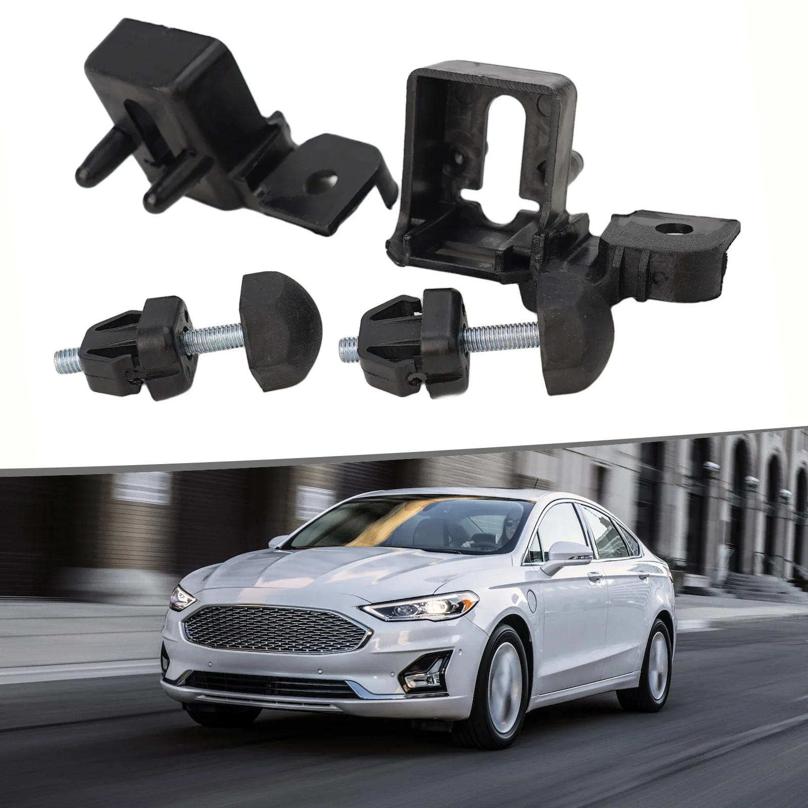 

Newest L+R Headlamp Assembly Mount Bracket For Ford For Fusion 17-19 HS73-16C618-BA Direct Replacement Car Accessories
