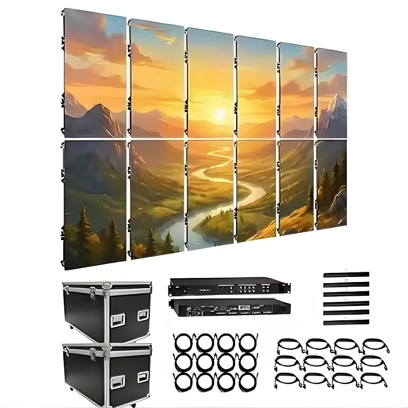 Outdoor Stage Rental LED Display Screen P3.91 Waterproof Full Color LED Video Wall for Church Worship Event