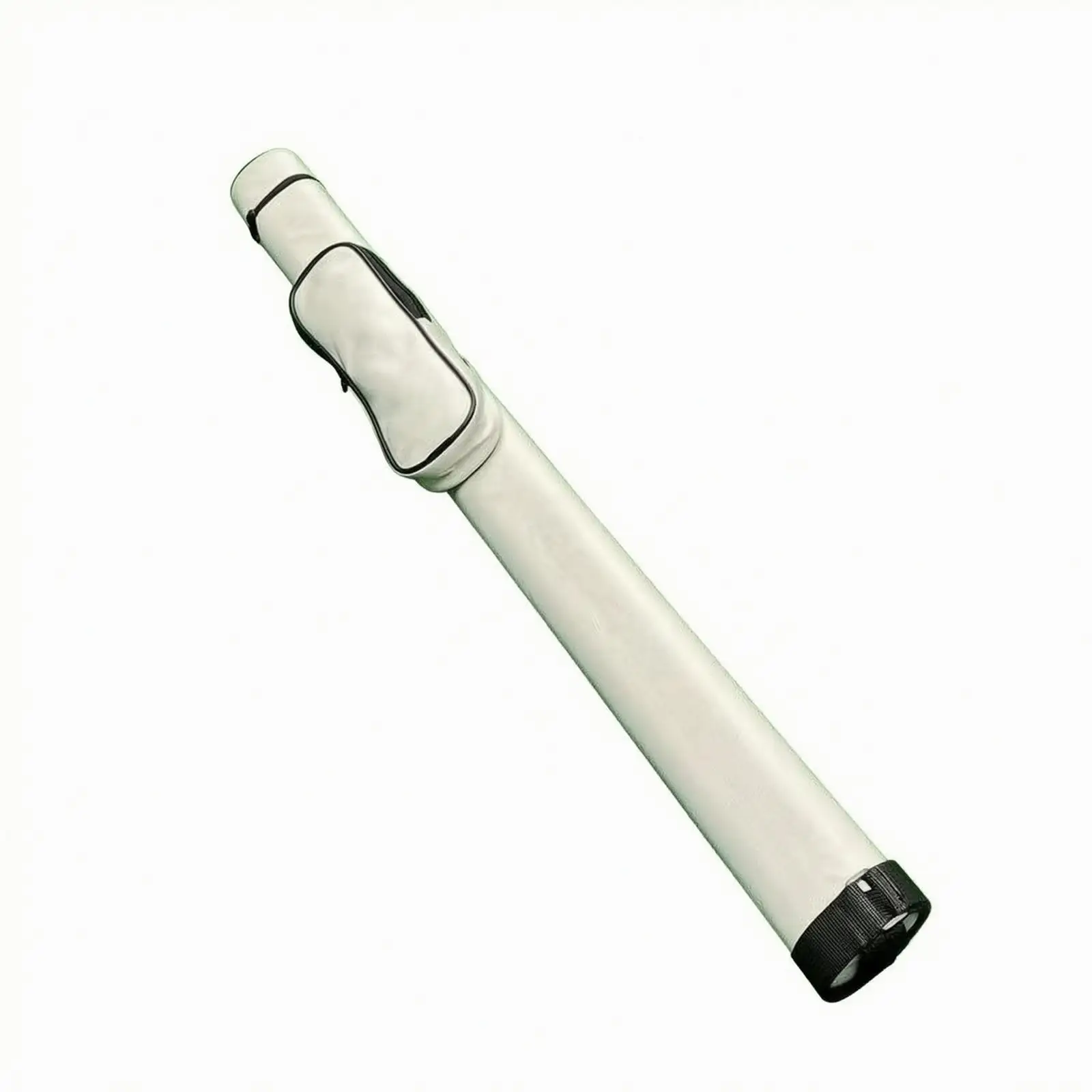 Rigid Billiard Cue Case for Pool Stick Storage with Reinforced Bottom End Secure Closure for League Night Travel Use