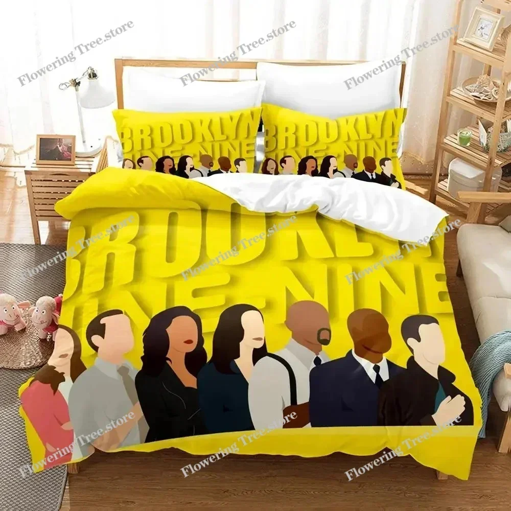 

Brooklyn Nine-Nine Bedding Set Boys Girls Twin Queen Size Duvet Cover Pillowcase Bed Kids Adult Fashion Home Textileextile029