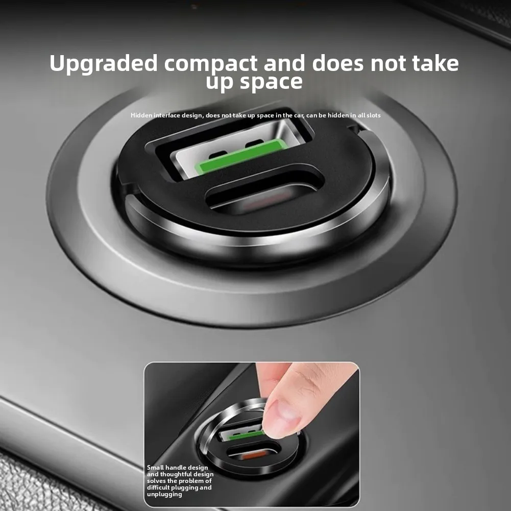 자동차 충전 어댑터 USB PD 빠른 충전 차량 전화 충전기 아이폰에 적합 삼성 Xiaomi 자동차 빠른 충전