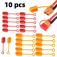 10 pcs XT60 Plug Rubber Terminal Insulated Protective Cover Caps Case Suitable for Rc Lipo Battery