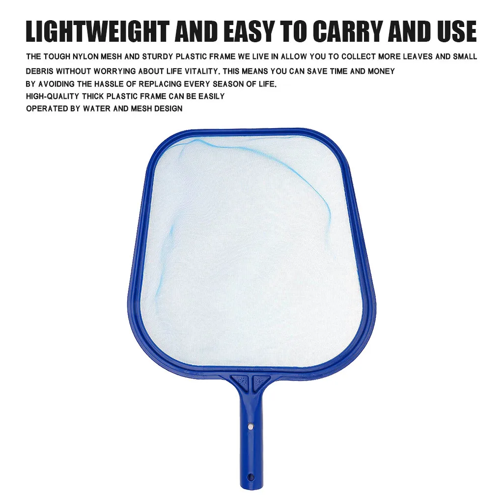 Pool Skimmer Net Leaf Rake Swimming Pool Ponds Cleaning Tool with Frames Mesh Nets Skimmer Cleaner Swimming Pool Spa Tool New