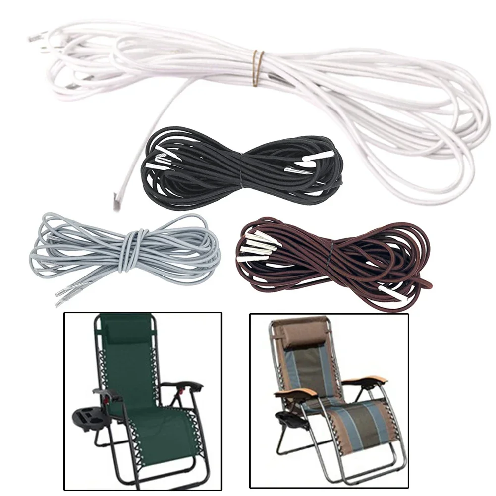 4PCS Bungee Cord Folding Chair Rope Recliner Rope Tent Fixing Tarpaulin Awning Canopy Bungee Cords Recliner Accessories