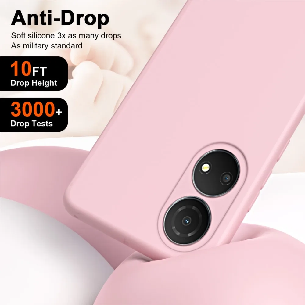 Funda de silicona líquida para Huawei Honor X7, funda de lujo suave a prueba de golpes para teléfono Honor X7 4G