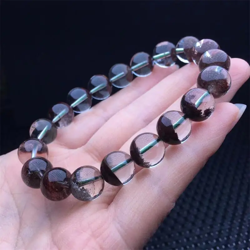 12MM Natural Red Garden Cornucopia Quartz Bracelet Fortune Energy Bangle Mineral String Woman Amulet Jewelry Healing Gift 1pcs