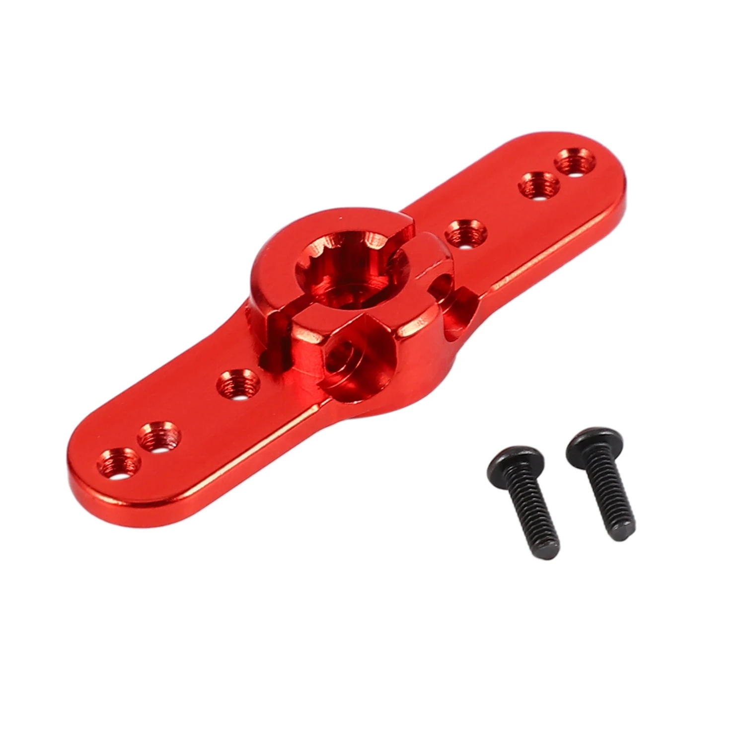 Servo bocina de Metal 15 T, brazo de dirección de 15 dientes para coche de escalada 1/5 RC, gasolina/electricidad, Rojo