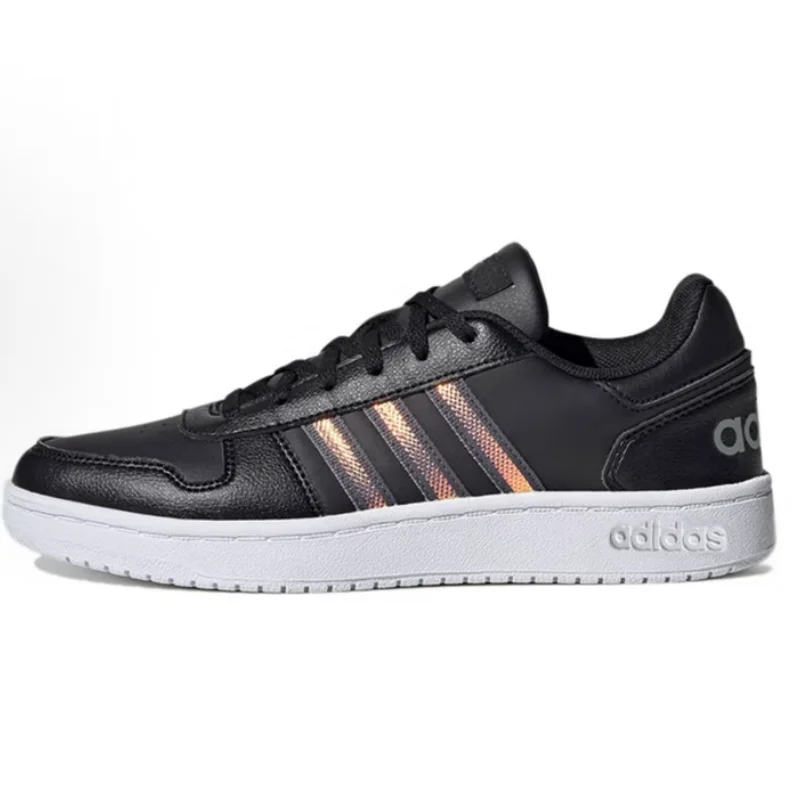 

Adidas New Lightweight, Wear-Resistant, Comfortable Outdoor Women's Sports Sneakers, Simple Design for Daily Outings, Classic Basketball Style, Low-Top Flat Shoes, Neo Hoops 2.0 with Iridescent Three-Stripe Fashion Design, Popular Commuting Skateboard Sho