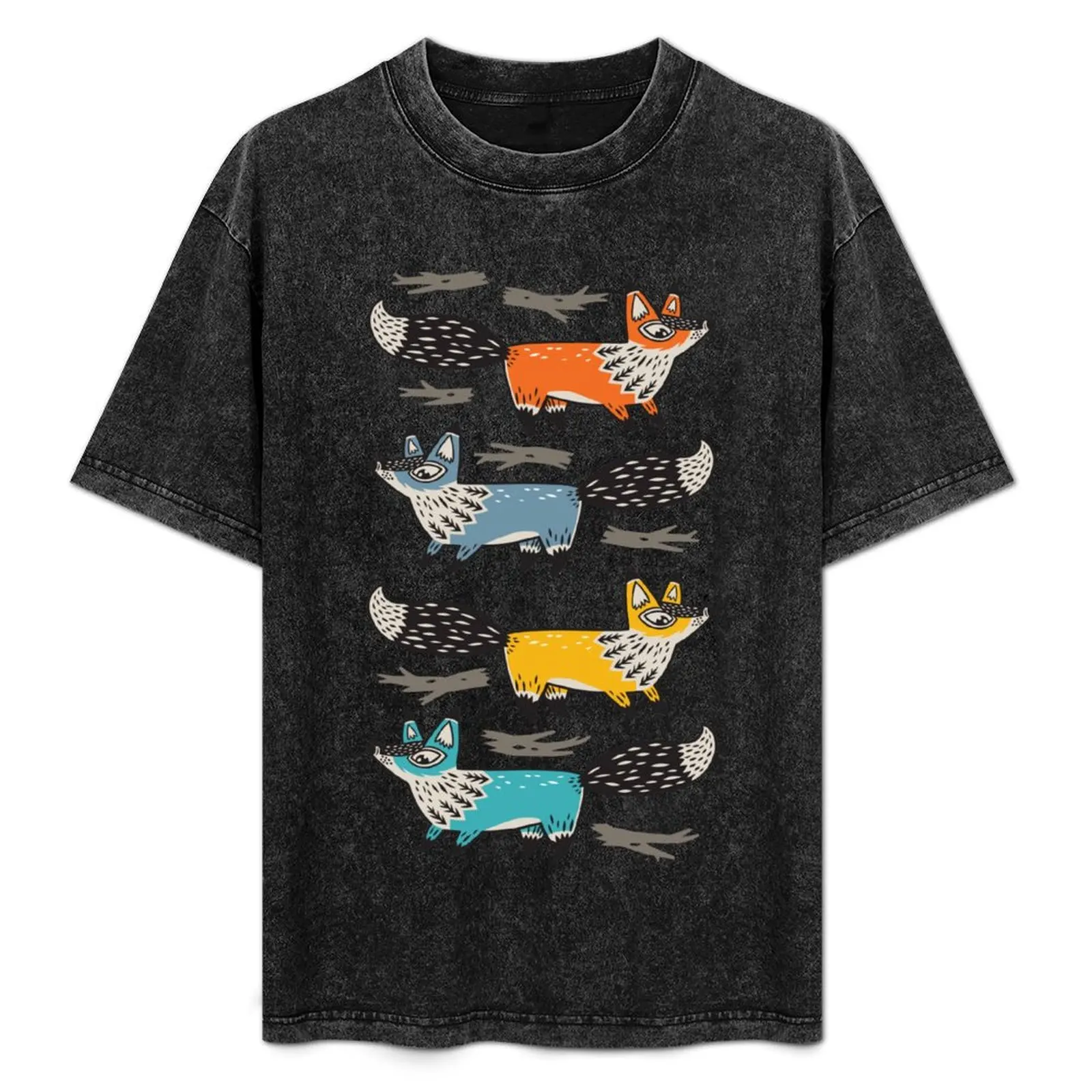 

Foxes T-Shirt graphics aesthetic clothes graphic shirts mens graphic t-shirts funny
