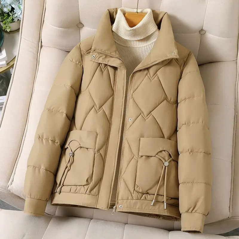 

Women's Down Jacket Winter Women's Ladies Feather Coats Cotton Coats Women's Puffer Jacket Down Cotton Long Jacket Q323