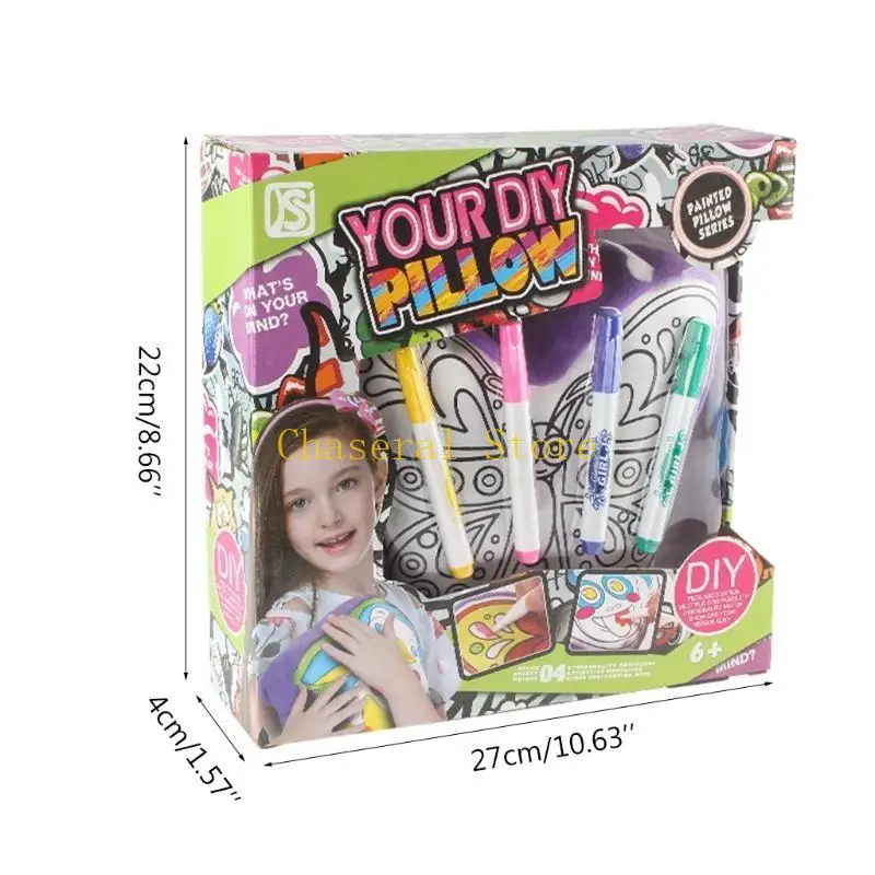 E7CE GRAFFITI MALATION TOTE BAG Antistress Puzzles Ekologiczne zabawki edukacyjne dzieci DIY Materiały rzemieślnicze