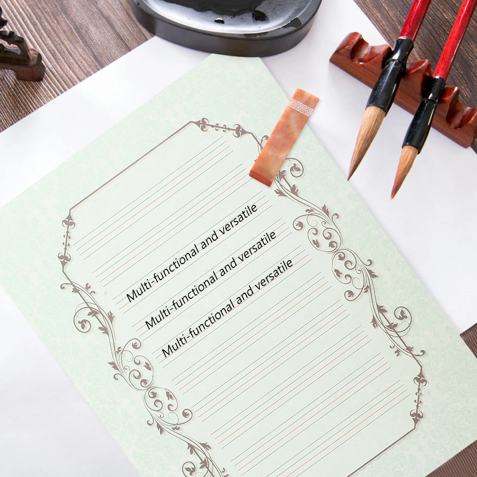 

32 Sheets Calligraphy Paper Thickened for Beginners Practice Chinese English Writing Handwriting Sheets High Quality Smooth