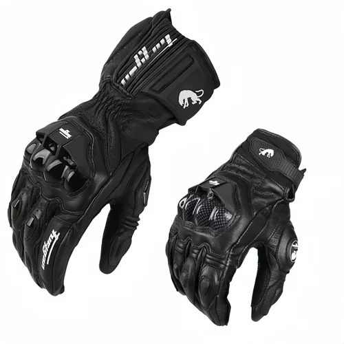 Guantes de motocicleta Afs6 Afs18 protección de seguridad a prueba de viento guantes de Motocross pantalla táctil guantes de moto de cuero para hombres