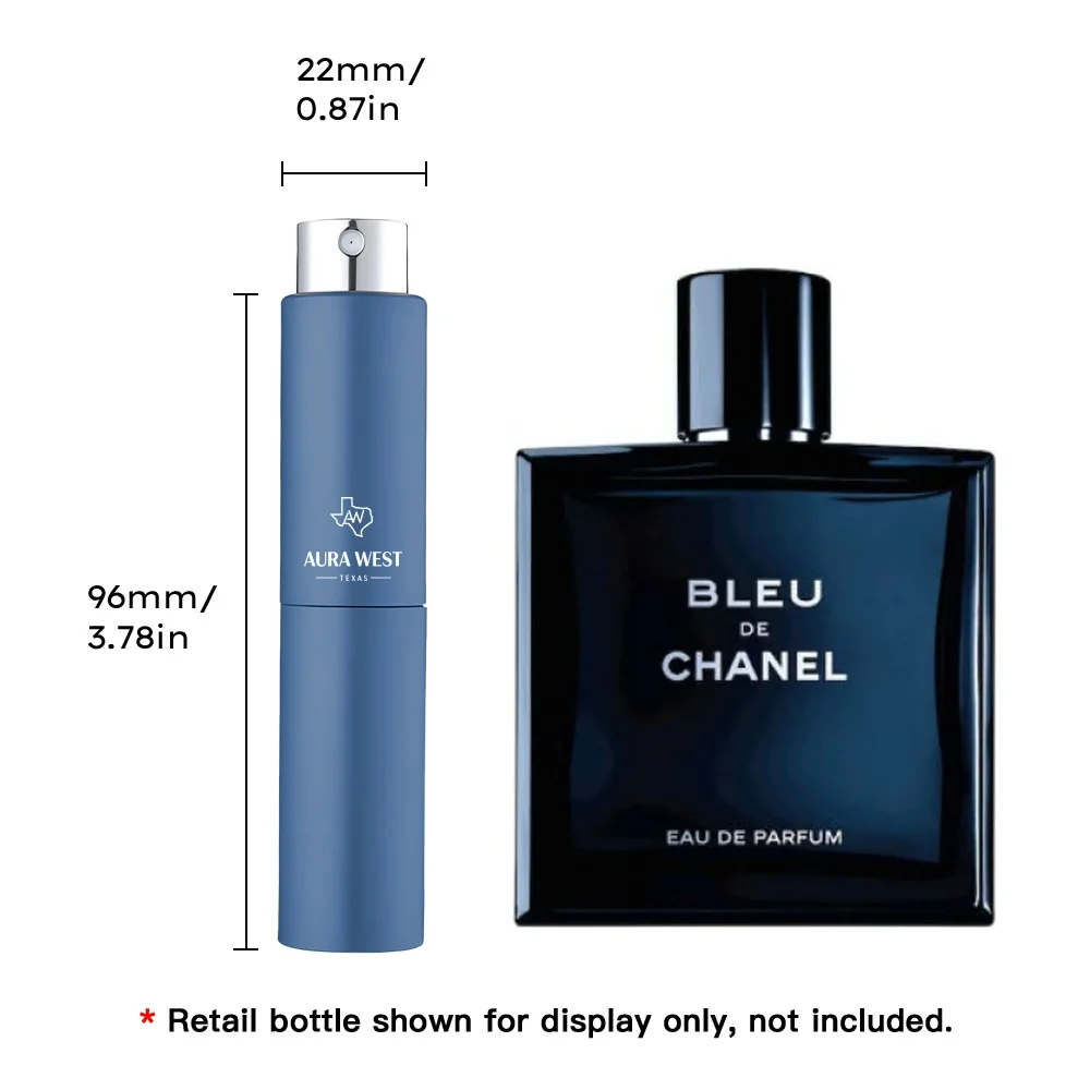 100% Autêntico Chanel Bleu Masculino EDP Spray de Viagem 5ml Várias Fragrâncias, Decant de Fragrância Genuína, Não é Frasco Original, Tamanho Amostra